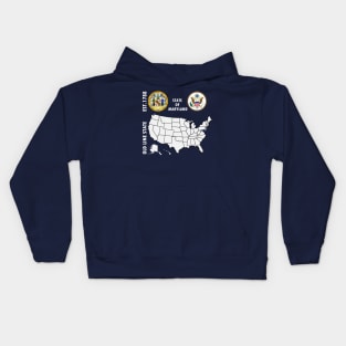 State of Maryland Kids Hoodie